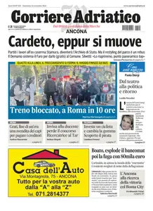 Corriere Adriatico Ancona - 24 Novembre 2024