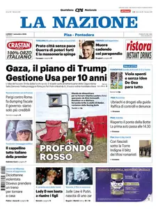 La Nazione Pisa Pontedera - 1 Settembre 2025
