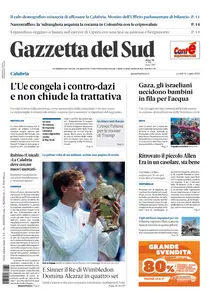 Gazzetta del Sud Reggio Calabria - 14 Luglio 2025