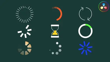 Loading Spinners And Wait Icons | DaVinci Resolve 58645376