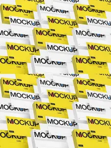 Bold Business Card Mockup Set TNP6MBX