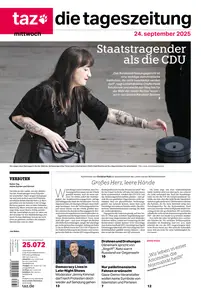 taz die tageszeitung - 24 September 2025
