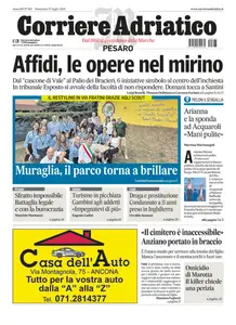Corriere Adriatico Pesaro - 27 Luglio 2025