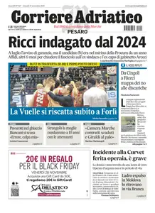 Corriere Adriatico Pesaro - 27 Novembre 2025