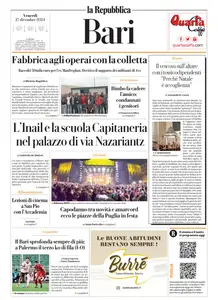 la Repubblica Bari - 27 Dicembre 2024