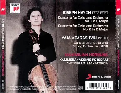 Maximilian Hornung - Haydn, Azarashvili: Cello Concertos (2015)