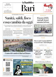 la Repubblica Bari - 2 Gennaio 2025