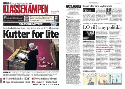 Klassekampen – 09. oktober 2018