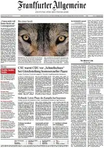 Frankfurter Allgemeine Zeitung vom Montag, 25. Februar 2013