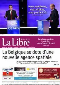 La Libre Belgique du Vendredi  25 Novembre 2016