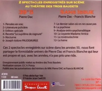 Pierre Dac, Francis Blanche, "39°5' et Sans issue"