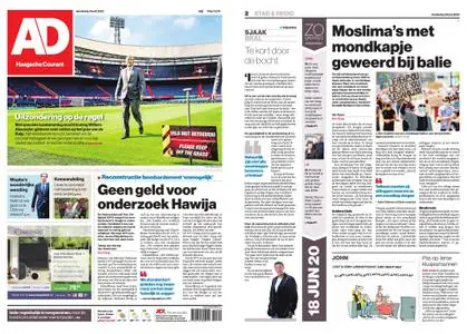 Algemeen Dagblad - Zoetermeer – 18 juni 2020