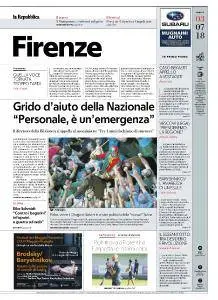 la Repubblica Firenze - 3 Luglio 2018
