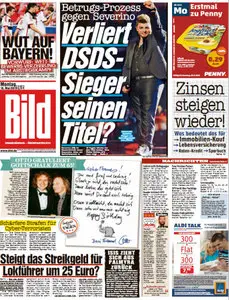 Bild Zeitung vom 18 Mai 2015