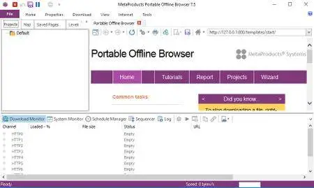 MetaProducts Portable Offline Browser 7.5.4610 + Portable