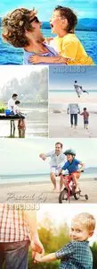 Stock Photo - Father & Son