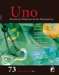 Uno. Didáctica de las Matemáticas - julio 2016