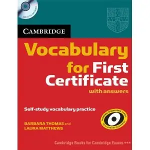 Vocabulary for First Certificate (FCE) with Answers and Audio CD