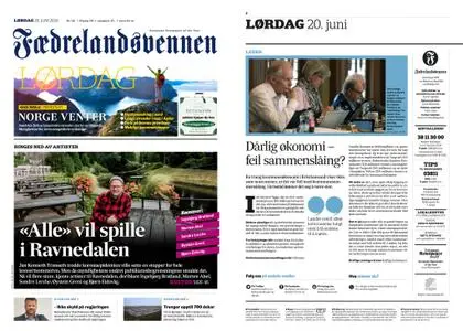 Fædrelandsvennen – 20. juni 2020