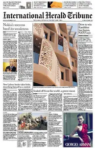 International Herald Tribune September 27 2010