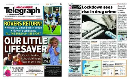Lancashire Telegraph (Blackburn, Darwen, Hyndburn, Ribble Valley) – June 20, 2020