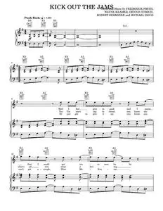 Kick out the jams - MC5 (Piano-Vocal-Guitar)