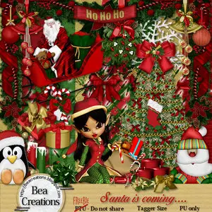 Scrap Kit "Santa Is Coming"