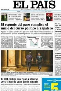El País. 3 Septiembre 