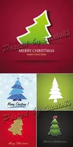 Christmas Tree Vector 6 eps