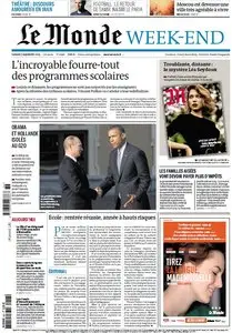 Le Monde du Samedi 7 Septembre 2013
