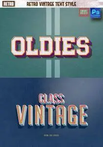 GraphicRiver - Retro Vintage Text Style Vol4