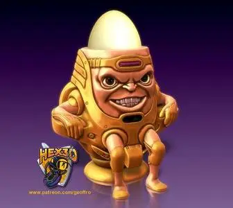 Hex3D - Modok Egg Cup