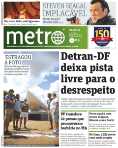 Metro [Brazil - Brasília], 08. Januar 2014