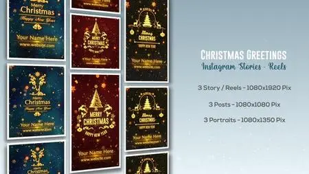 Christmas Greetings - Instagram Stories 49501663