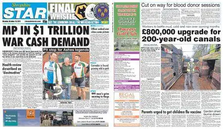 Shropshire Star Shrewsbury Edition – October 16, 2017
