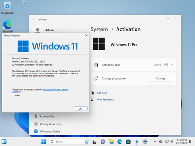 Windows 11 Pro 22H2 Build 22621.1992 (No TPM Required) With Office 2021 Pro Plus Multilingual Preactivated