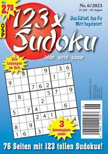 123 x Sudoku - Nr.6 2023