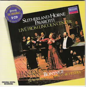 Sutherland - Horne - Pavarotti  /  Live From Lincoln Center  ( 2008 )
