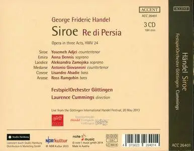 Yosemeh Adjei, FestspielOrchester Gottingen, Laurence Cummings – Handel: Siroe, Re di Persia (2014)