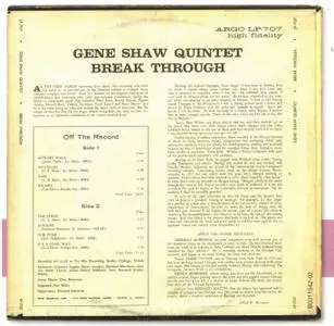 Gene Shaw - Breakthrough (1962) {Argo--Dusty Groove DGA3015 rel 2008}