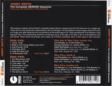 Jimmy Smith - The Complete Sermon Sessions (2009) {2CD Set Groove Hut Records--Blue Note rec 1957-1958}