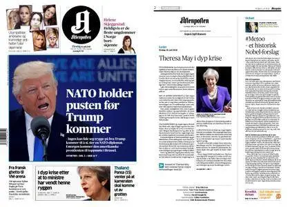 Aftenposten – 10. juli 2018