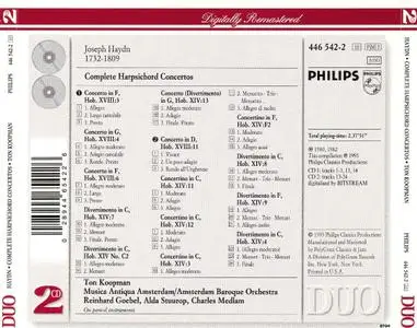 Ton Koopman - Haydn: Complete Harpsichord Concertos (1995)