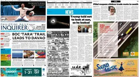 Philippine Daily Inquirer – August 23, 2017