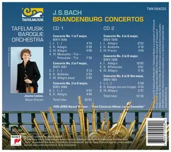 Jeanne Lamon, Tafelmusik Baroque Orchestra - Johann Sebastian Bach: Brandenburg Concertos (2012)