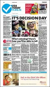 USA Today - 6 November 2012