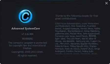 Advanced SystemCare Pro 7.0.6.364