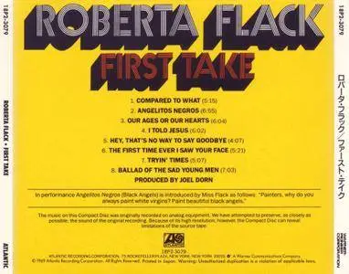 Roberta Flack - First Take (1969) [1989, Japan]