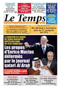 Le Temps Algérie - Mardi 22 Mai 2013