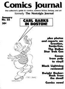 Comics Journal 032 1977-01 formerly The Nostalga Journal